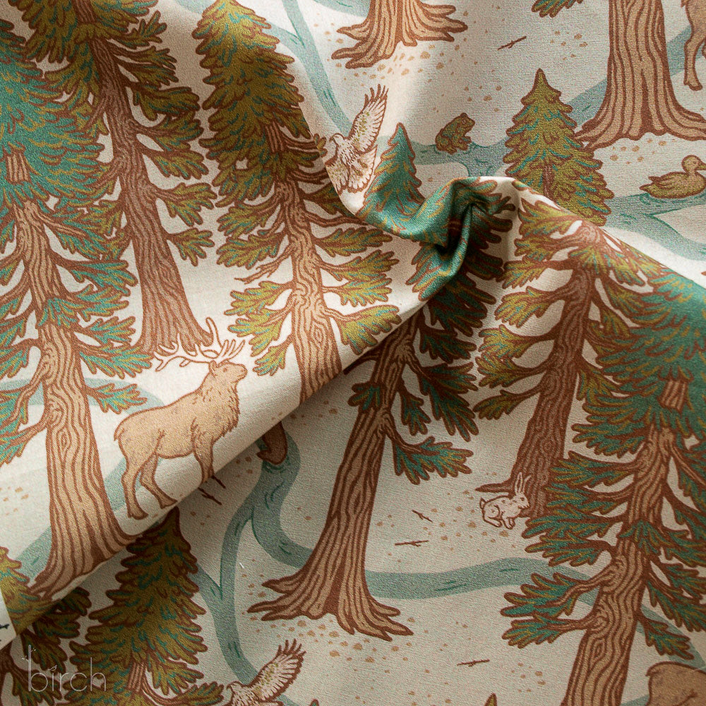 Redwoods Mint Lawn