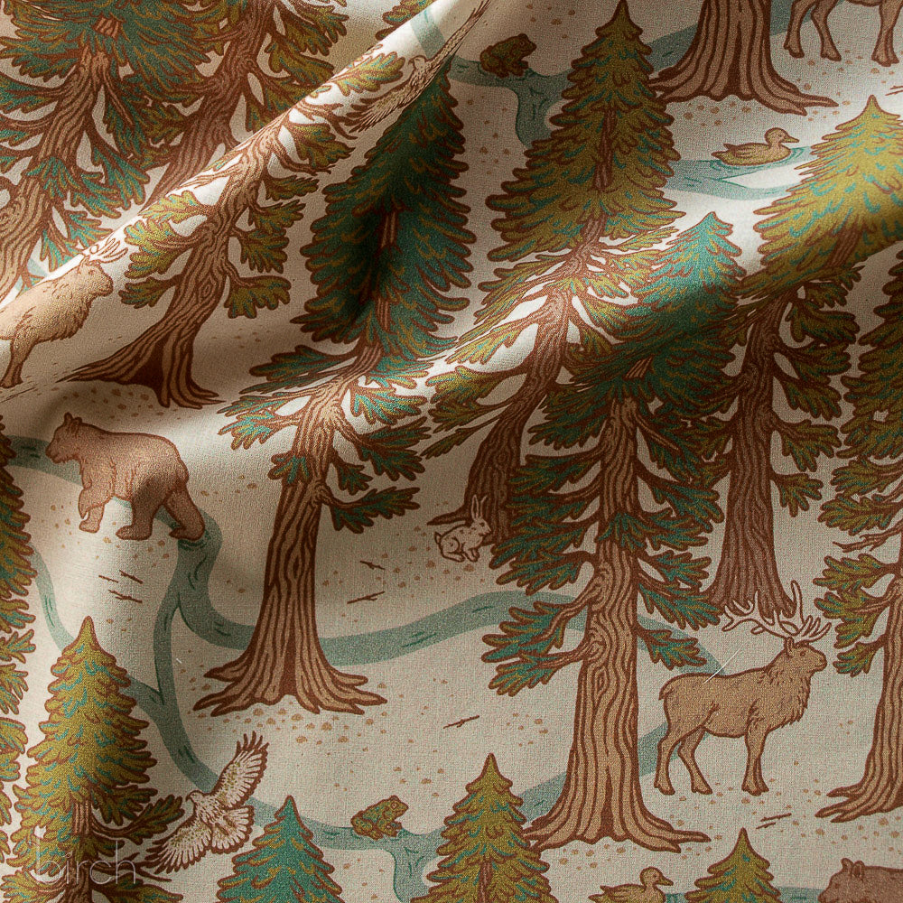 Redwoods Mint Lawn