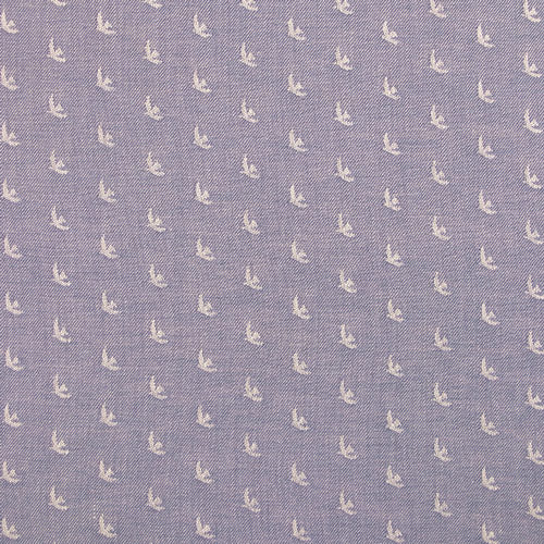 Birds in Blue Jay Jacquard | Picnic Wovens by Suzy Quilts