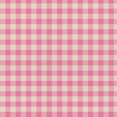 Gingham in Bubblegum | Picnic Wovens by Suzy Quilts