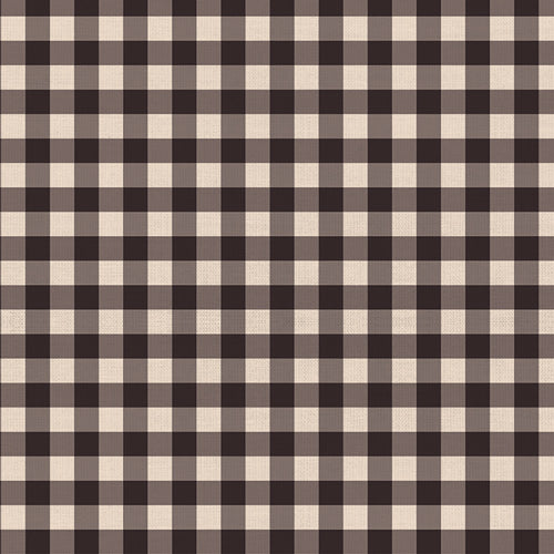 Gingham in Licorice | Picnic Wovens by Suzy Quilts