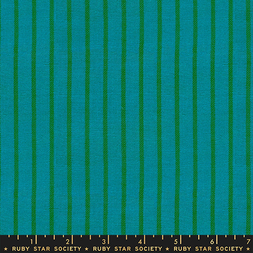 Apron Stripe Turquoise | Warp & Weft Mystic Fable by Alexia Marcelle Abegg