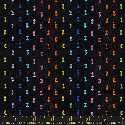 Flicker in Black | Warp & Weft Mystic Fable by Alexia Marcelle Abegg