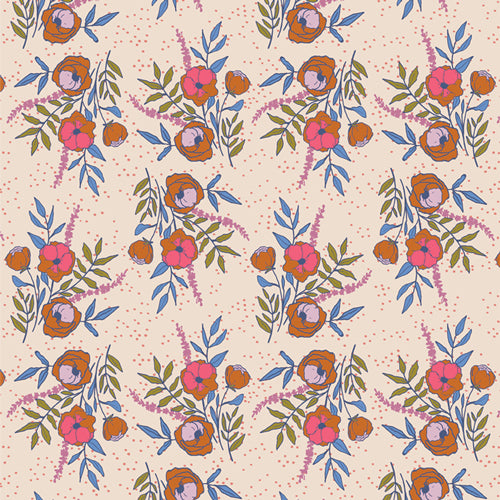Blissfloral Dance, Starling by Maureen Cracknell for Art Gallery Fabrics