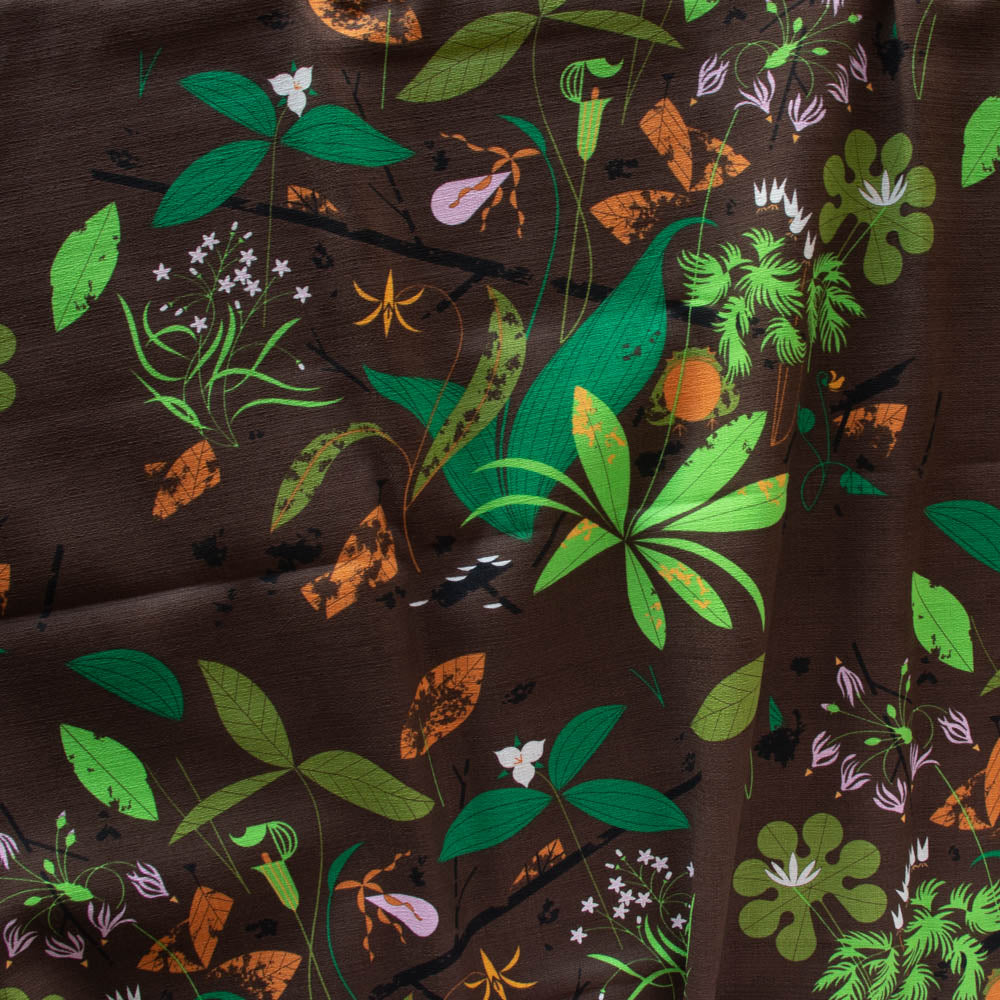 Spring Wildflowers Barkcloth Charley Harper