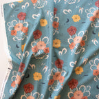 Night Cactus Denim, Tall Tales Vol. 2 by Arleen Serge for Birch Organic Fabrics