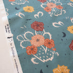 Night Cactus Denim, Tall Tales Vol. 2 by Arleen Serge for Birch Organic Fabrics