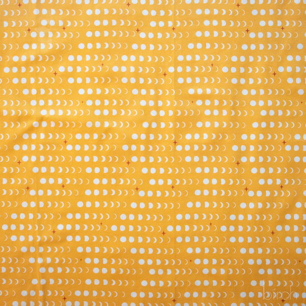 Moon Phase Golden, Tall Tales Vol. 2 by Arleen Serge for Birch Organic Fabrics