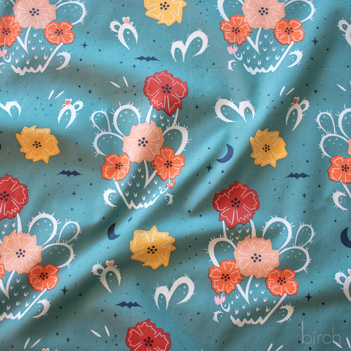 Cactus Denim, Tall Tales Vol. 2 by Arleen Serge for Birch Organic Fabrics