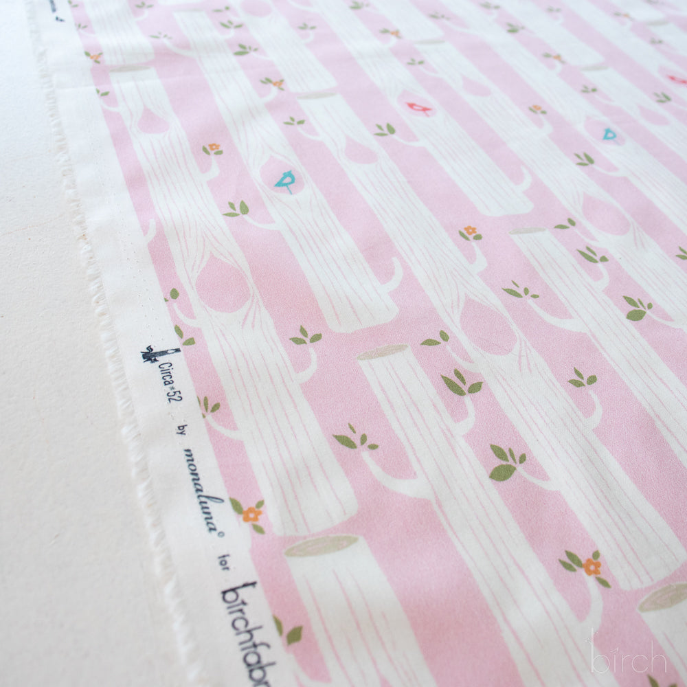 Tree Stripes Pink, Circa 52-29