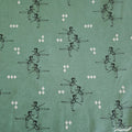 Arabesque Mint Interlock Knit, Birch Fabrics Archives