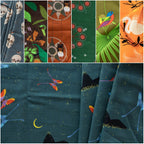 barkcloth and canvas