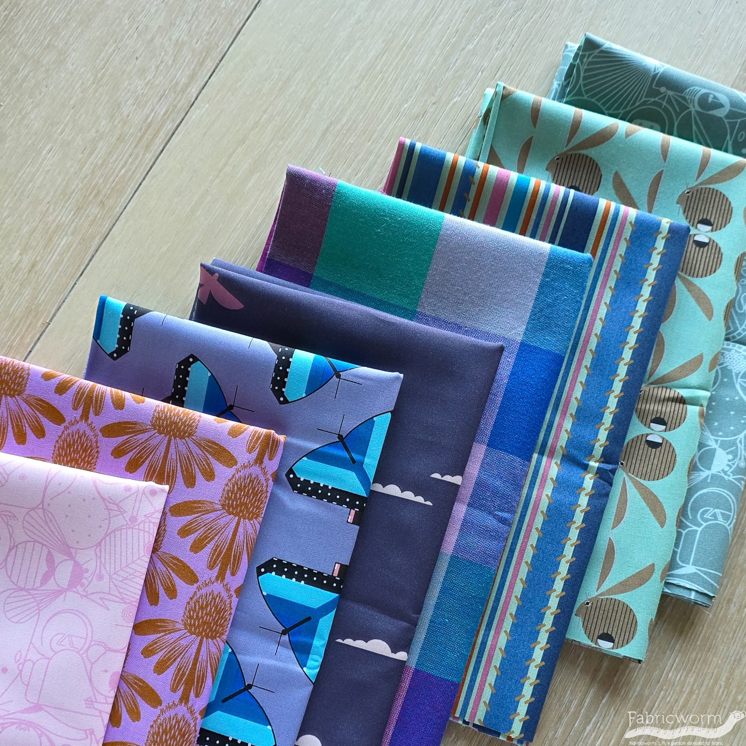 Fabricworm Prism Fat Quarter Stars Bundle 8 Total