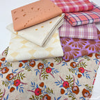 Blush & Berry Picnic Fabricworm Custom Bundle – Pink Plaid & Floral Quilting Cotton