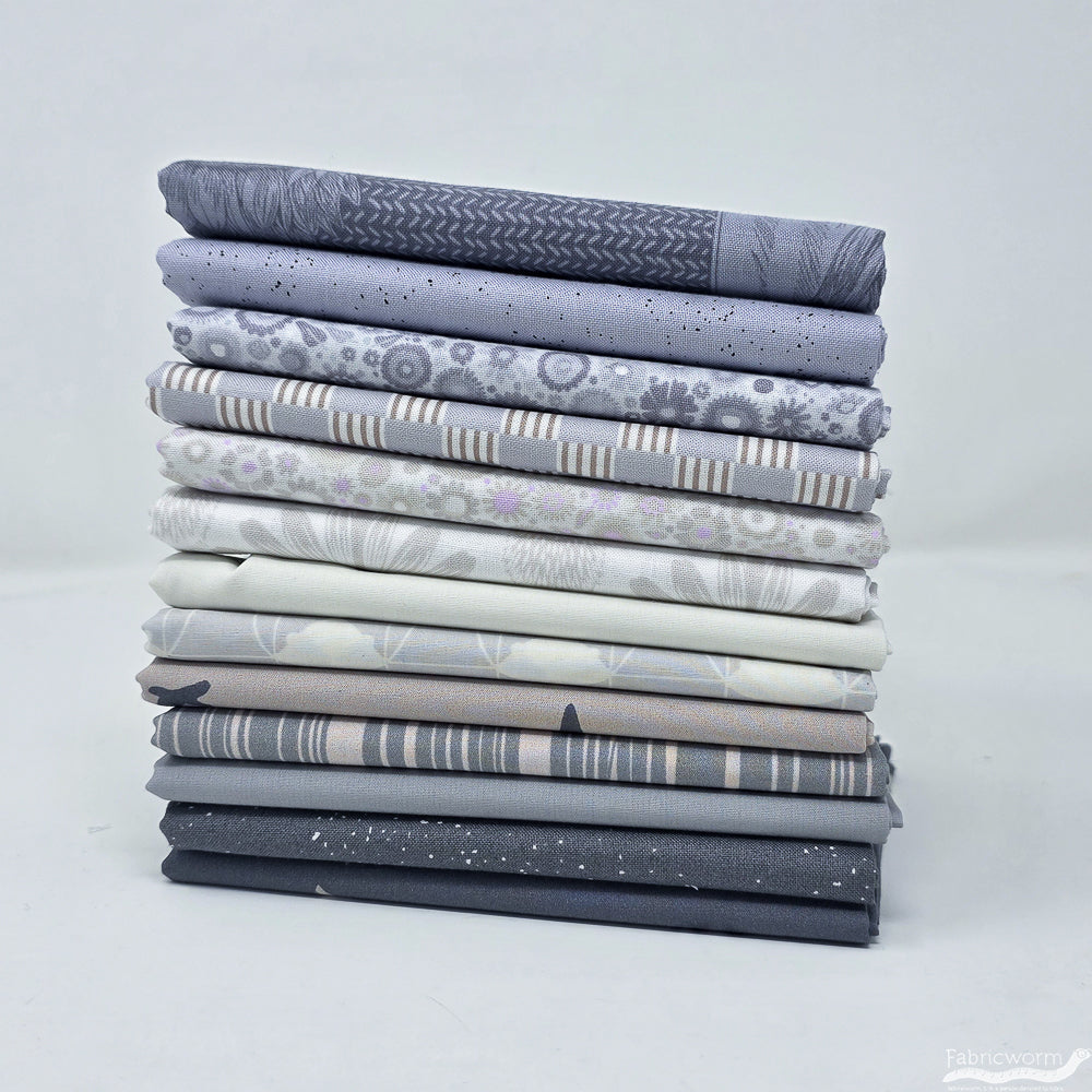 Atmosphere Fabricworm Custom Bundle – Cool Grey Quilting Cotton