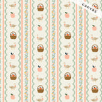Farmhouse Stripe CANVAS - Cream | Home Sweet Home by Rifle Paper Co.