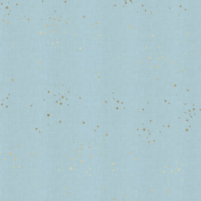 Cotton+Steel Basics - Freckles - Baby Blues UNB MET - Half Yard