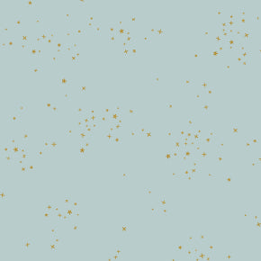 Cotton+Steel Basics - Freckles Ice Blue MET - Half Yard