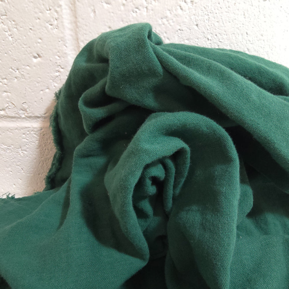 Evergreen Solid Double Gauze