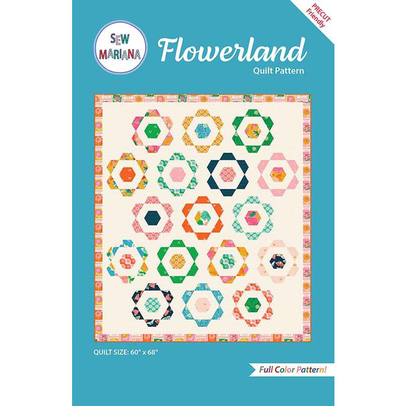 flowerland quilt pattern by sew mariana
