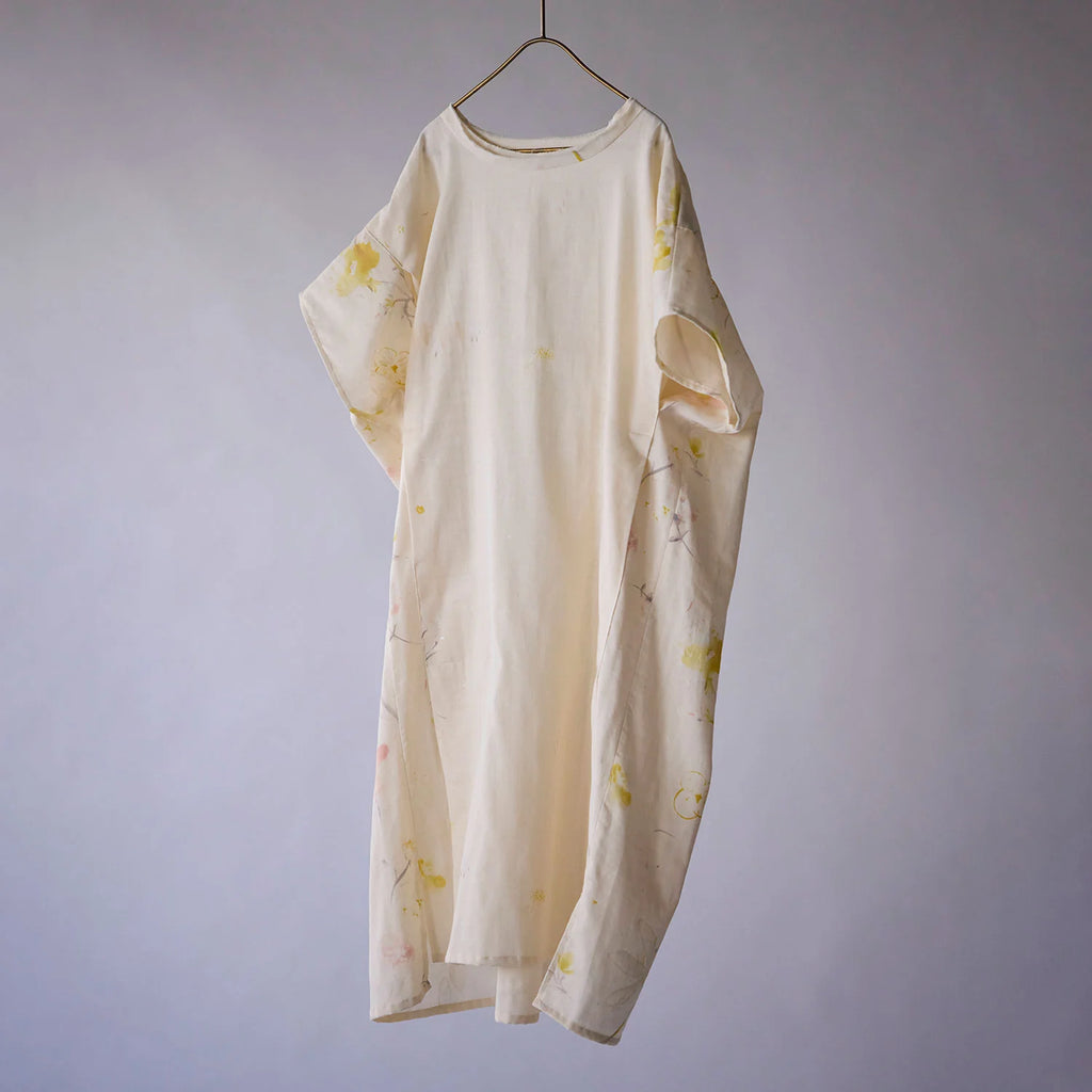 nani IRO Hana no toki niwa Organic Cotton Double Gauze - White
