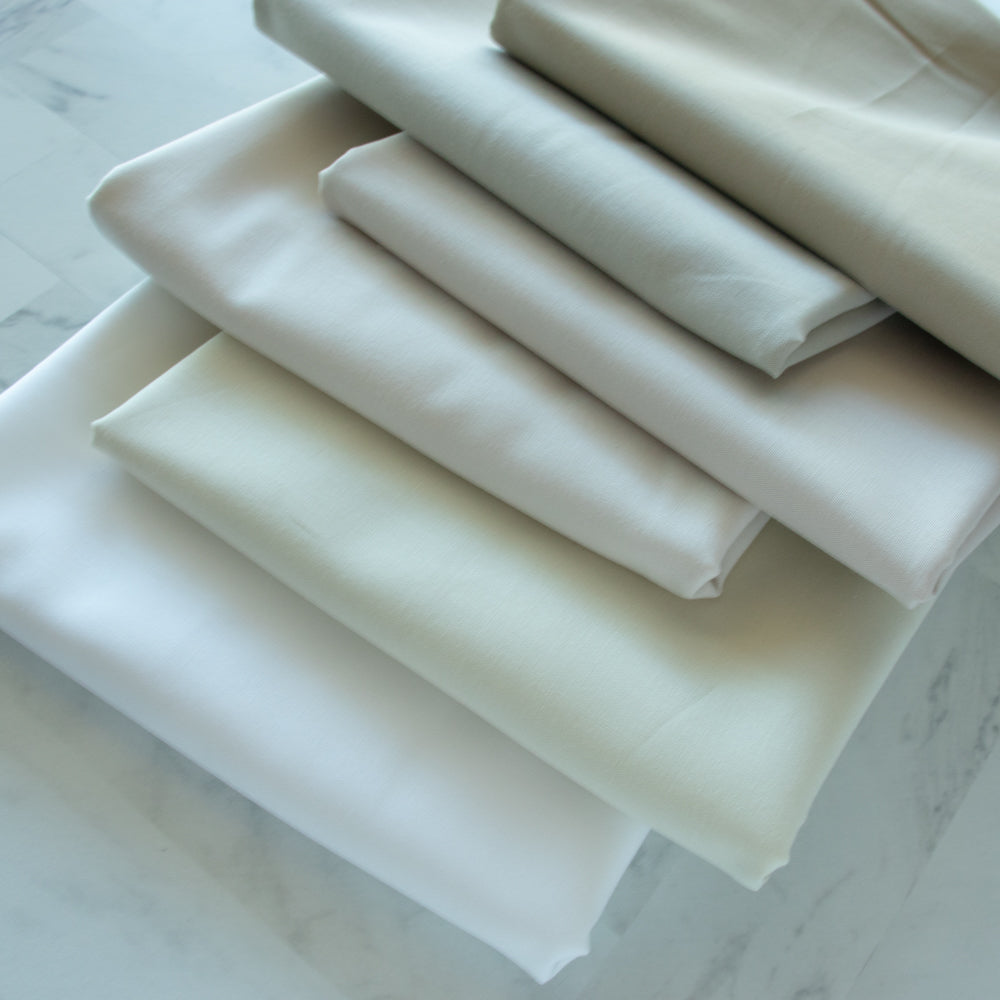 Mushroom Tart Solid Poplin Bundle