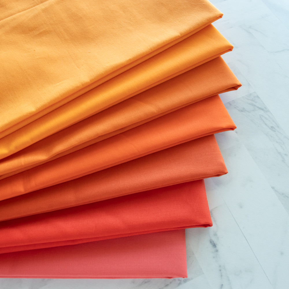 Tomato Soup Solid Poplin Bundle