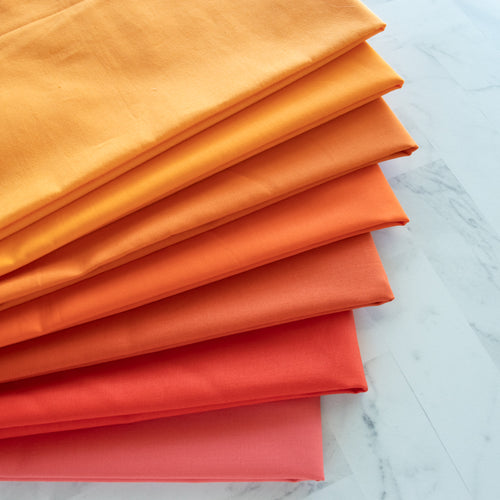 Tomato Soup Solid Poplin Bundle
