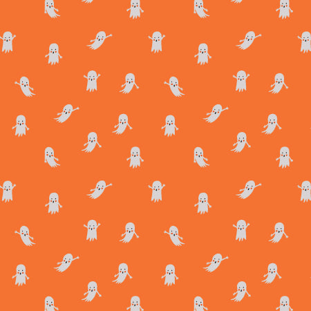 Halloween Collection: Ghosts Orange