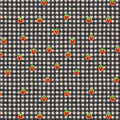 Halloween Collection: Pumpkin Gingham Black