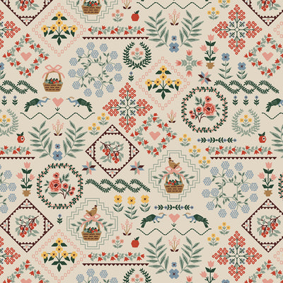 Heritage Sampler - Linen | Home Sweet Home by Rifle Paper Co.