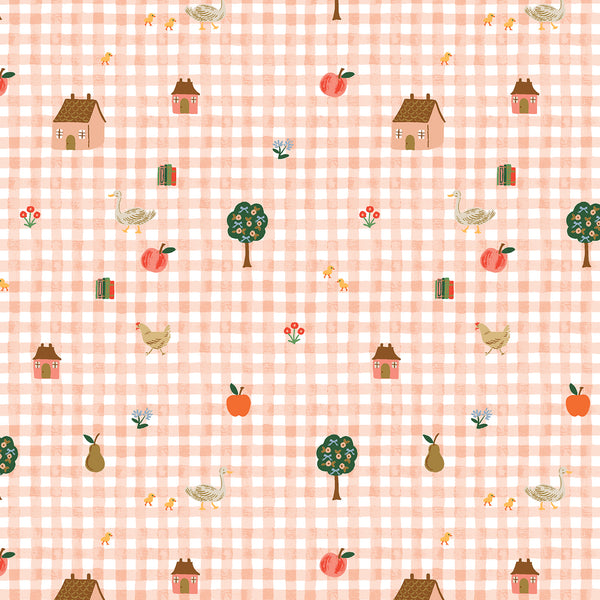 Farmhouse Gingham - Pink | Home Sweet Home by Rifle Paper Co.