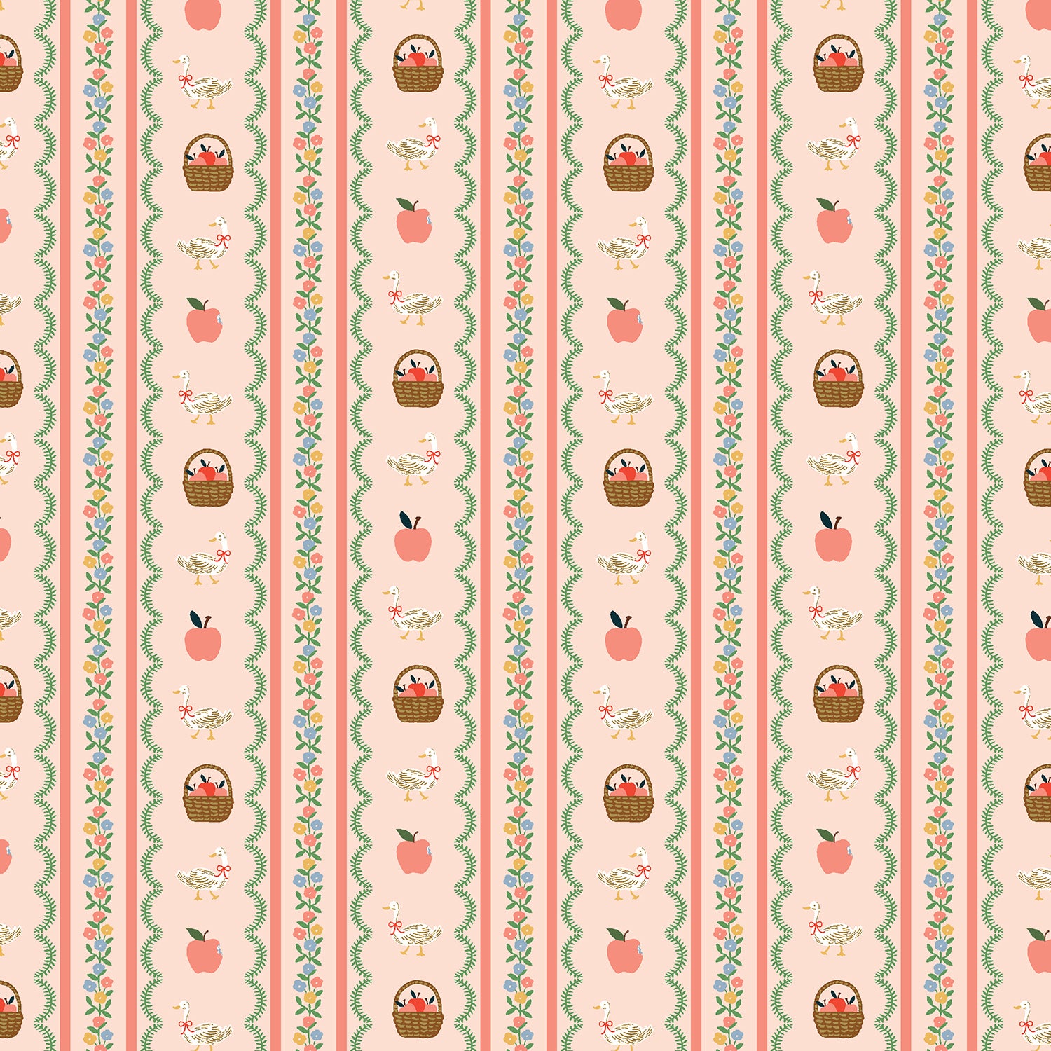 Farmhouse Stripe - Pink | Home Sweet Home by Rifle Paper Co.