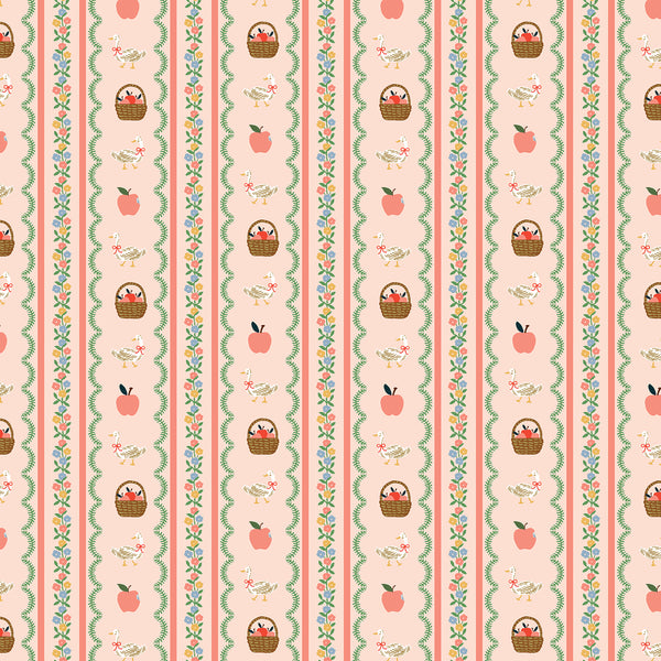 Farmhouse Stripe - Pink | Home Sweet Home by Rifle Paper Co.