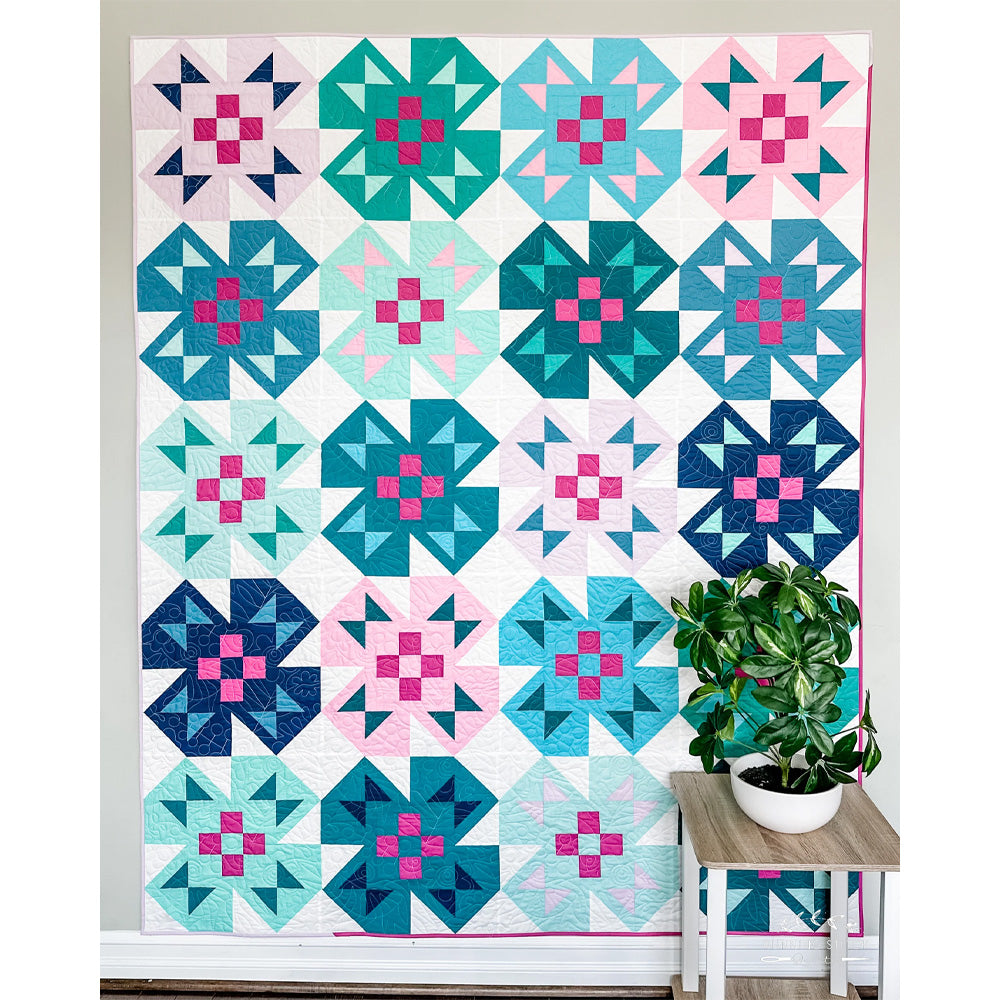Spring Garden Quilt by Running Stitch Quilts