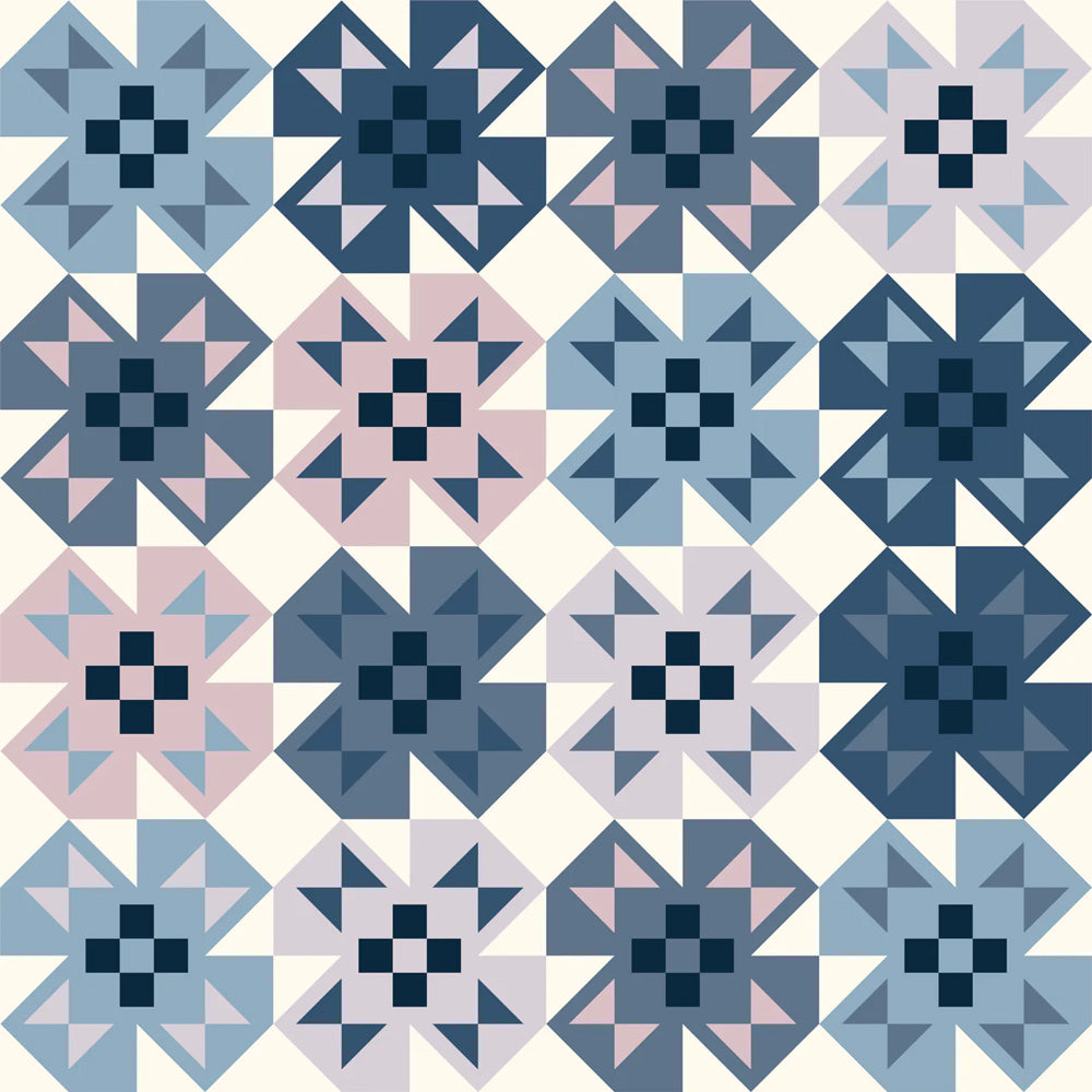 Spring Garden Quilt by Running Stitch Quilts