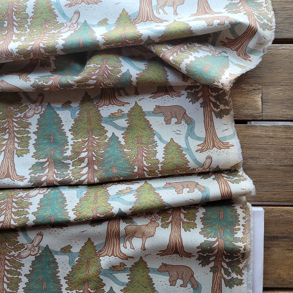 Redwoods Mint Lawn