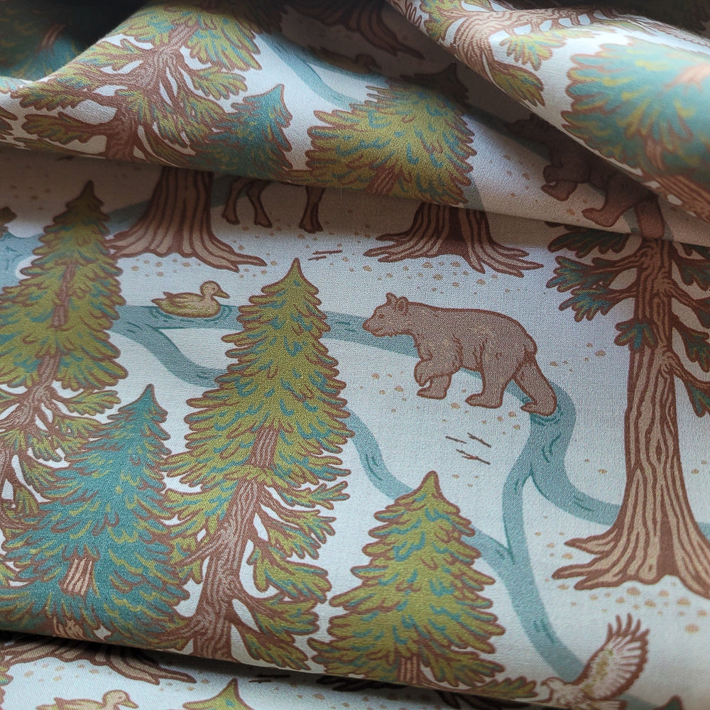 Redwoods Mint Lawn